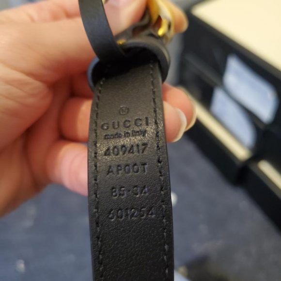 Gucci Skinny Black Belt :) main image 5